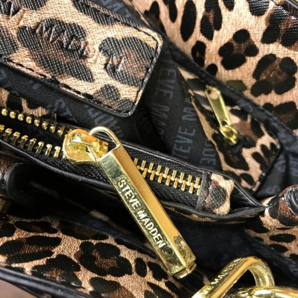 Steve Madden Leopard Women's Mini Btracy Mini Tote - Picture 7 of 13